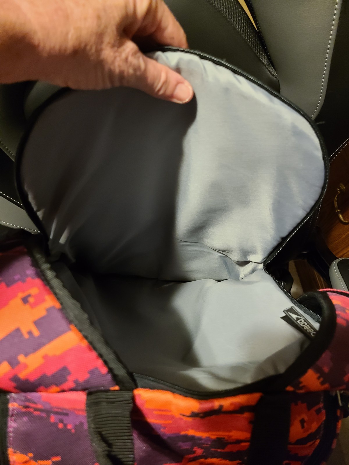 Speedo Swim Teamster Backpack With Baylor Swim Cap and Foam Seat Cushion