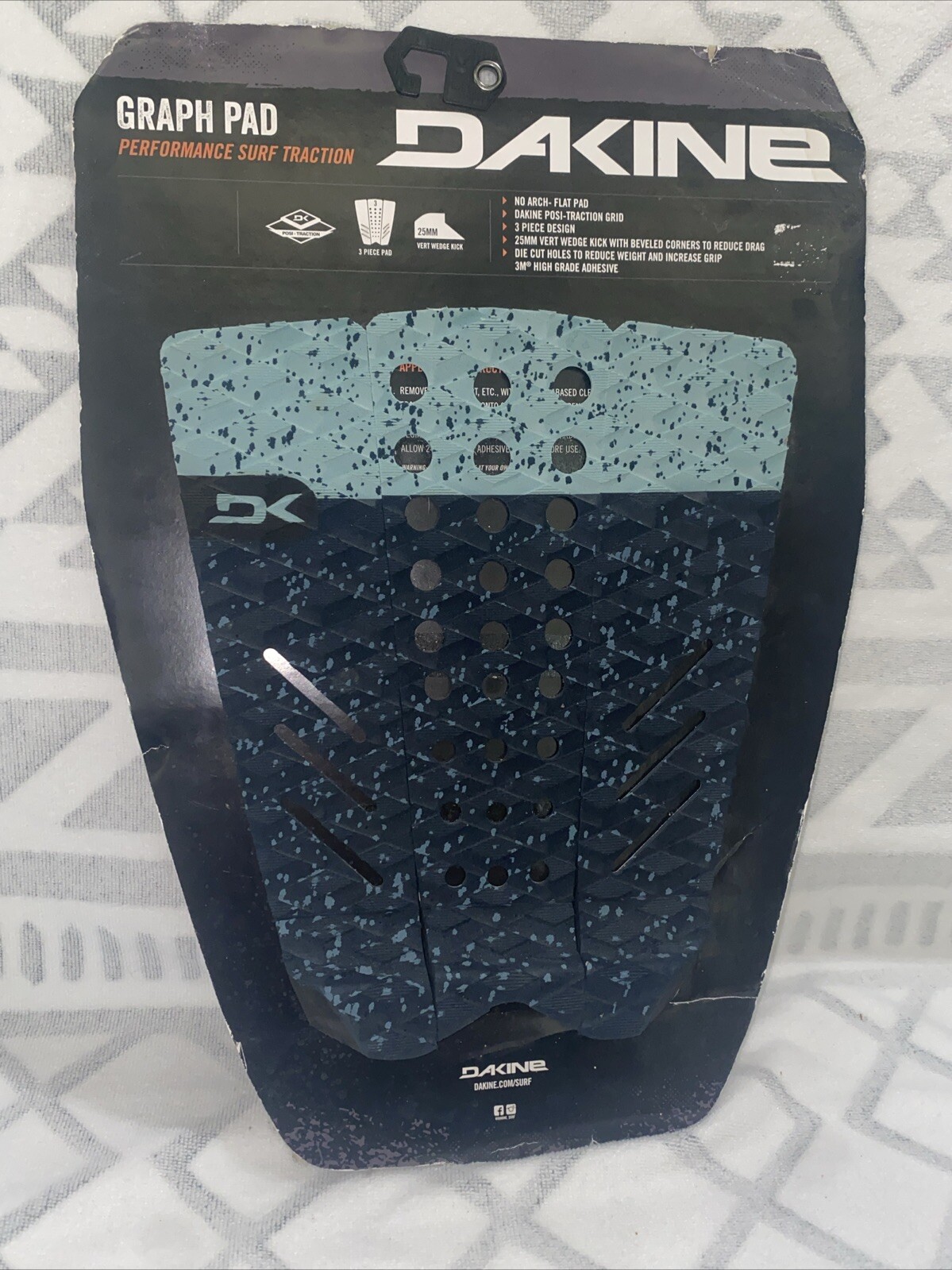 Dakine Graph Pad Performance Surf Traction 3 Piece Pad