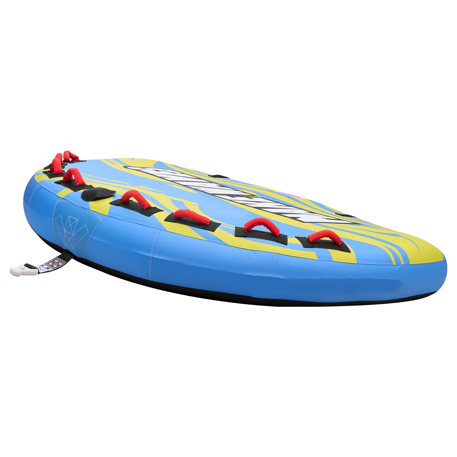 Uimoso Towable Tube for 4 Riders Inflatable Water Sports Tube for Boating