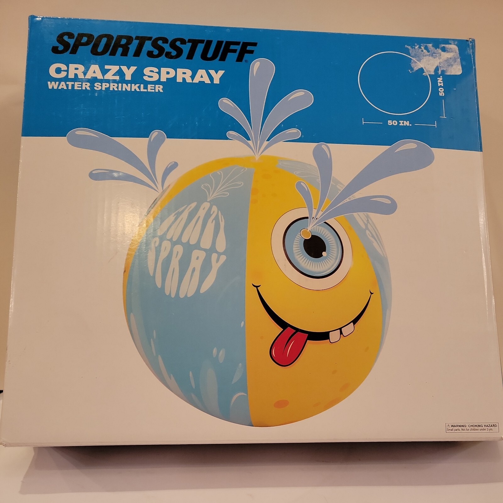 AIRHEAD Sport In. SPORTSSTUFF CRAZY SPRAY Water Sprinkler 50″×50″, Item #SSSB-12