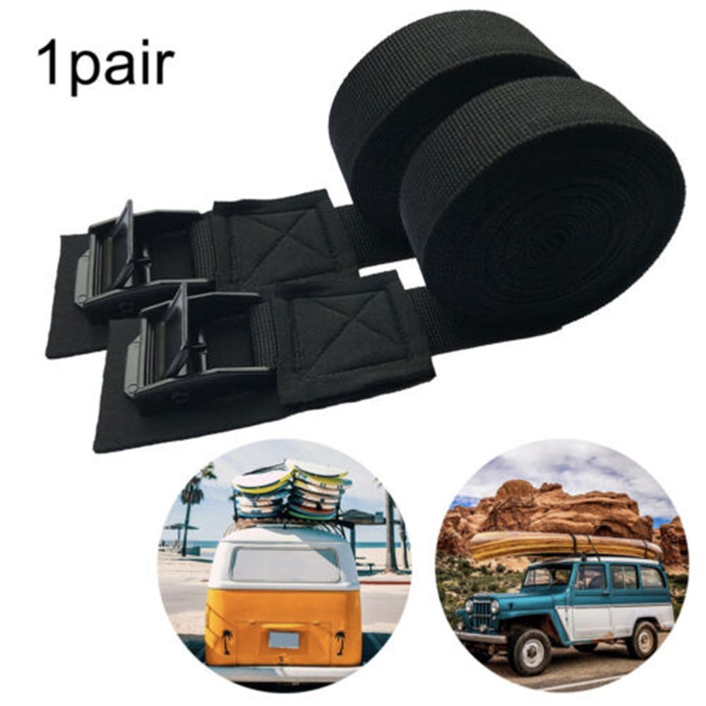 9.8ft X 0.98in Kayak/ Luggage/ Surfboard/ Bicycle Car Roof Lashing Strap Rack
