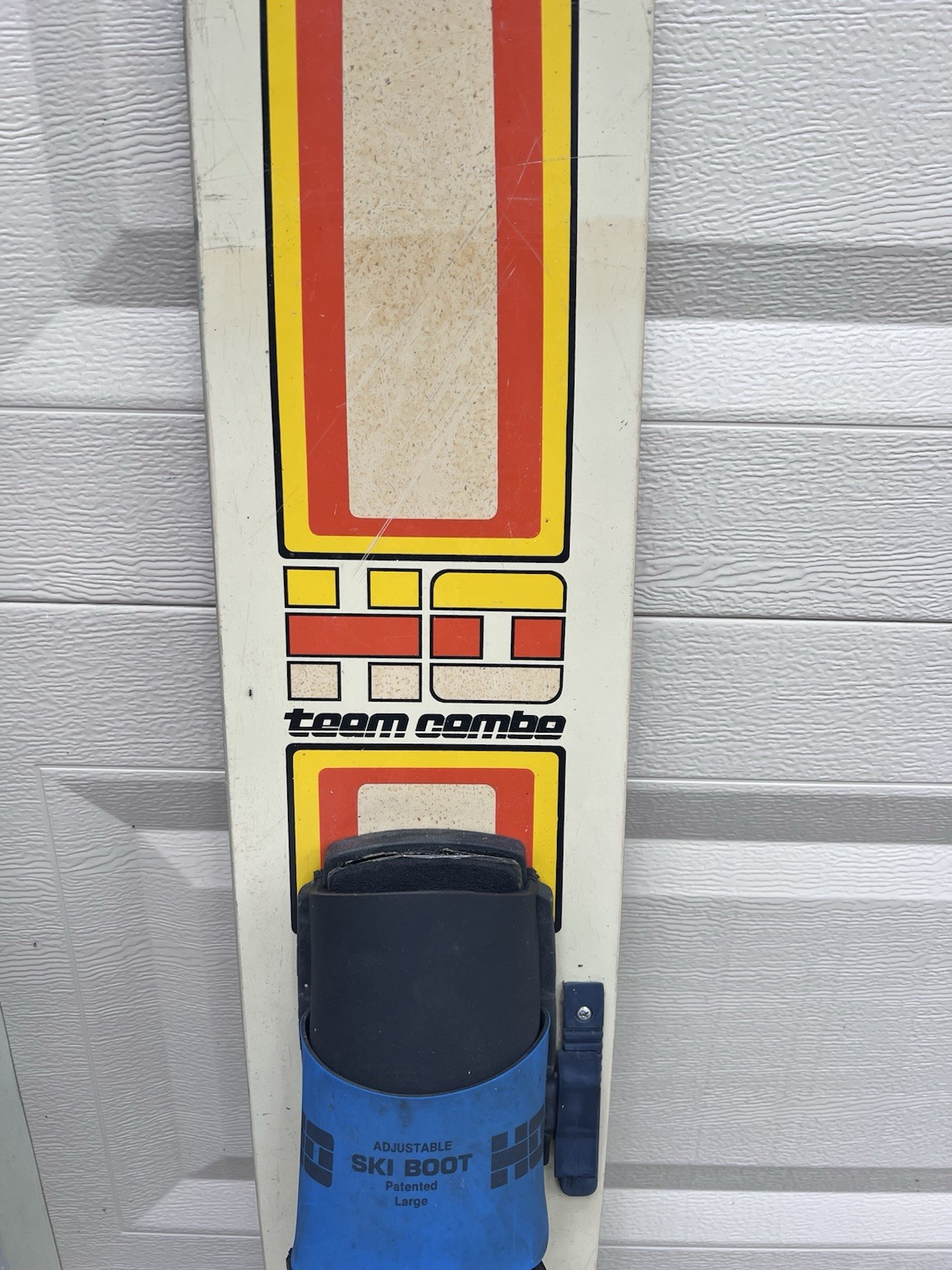 Vtg Water Bindings Boating Ski Team Combo Ho Boating Skis Coat Rack Wall Art