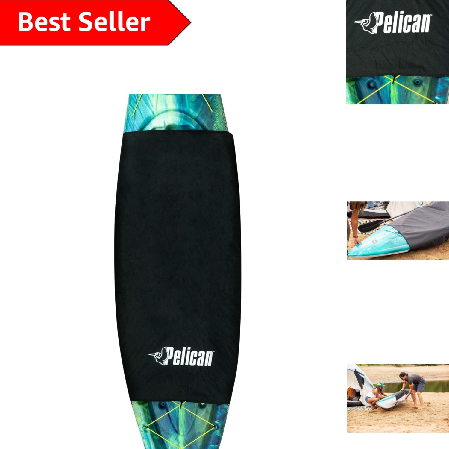 Water-Repellent Cockpit Drape for Kayaks Up to 34 Inches – Easy Install