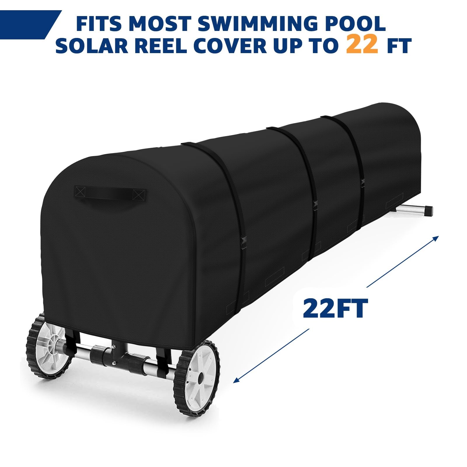 22Ft Solar Pool Cover – UV Resistant, Heavy Duty, Waterproof, Protective Blanket