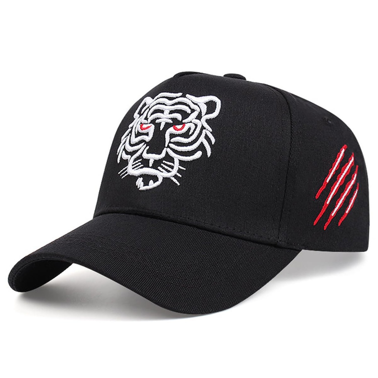 Tiger Hat Baseball Cap Embroidered Trucker Animal Cap Dad Hats Cool Hip Hop S…