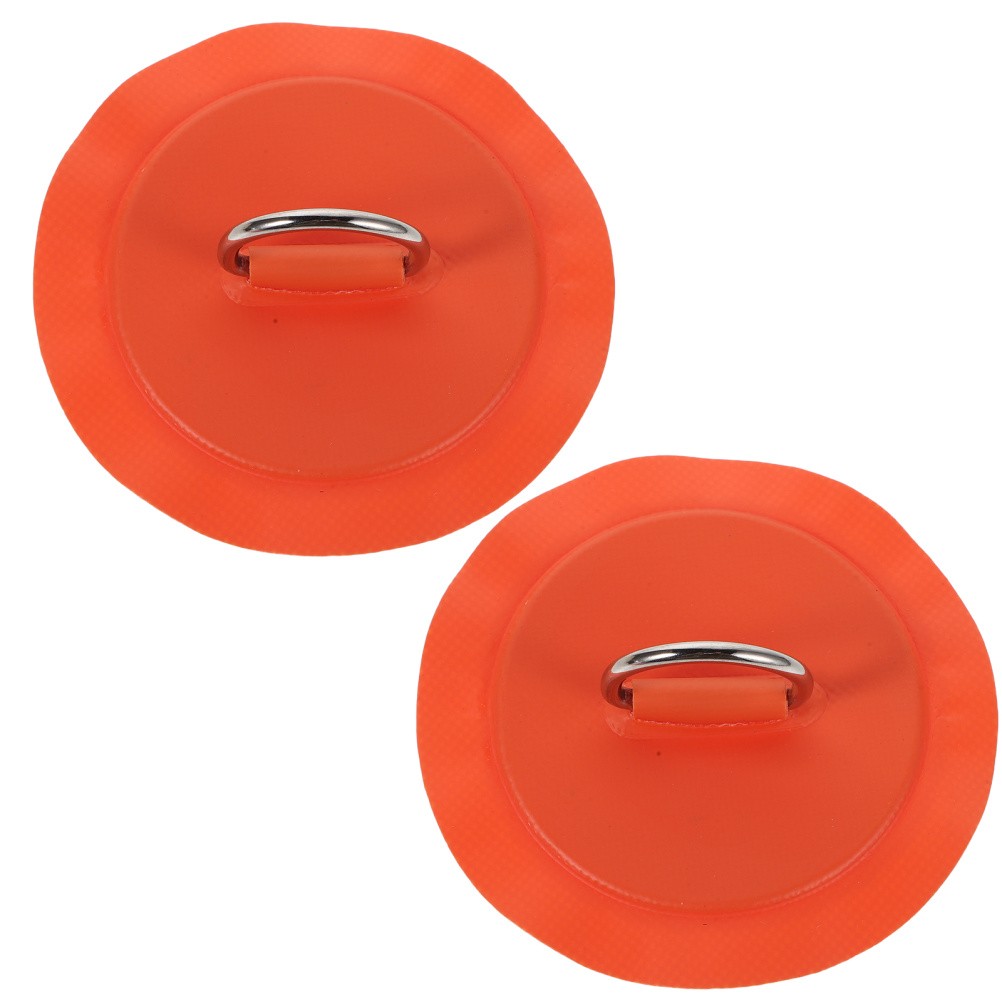 2 Pcs Inflatable Boat Safety Rope Buckle D Rings for Paddle Board