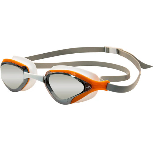 Effortless Swimming NanoClear Viper goggles Mirror – (Grey/Orange) – NIB
