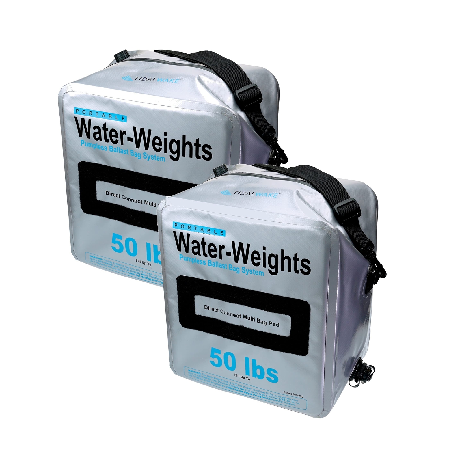 Water-Weights Ballast Bags – Set of 2 – Each Bag Holds 50 Pounds of Lake Wate…