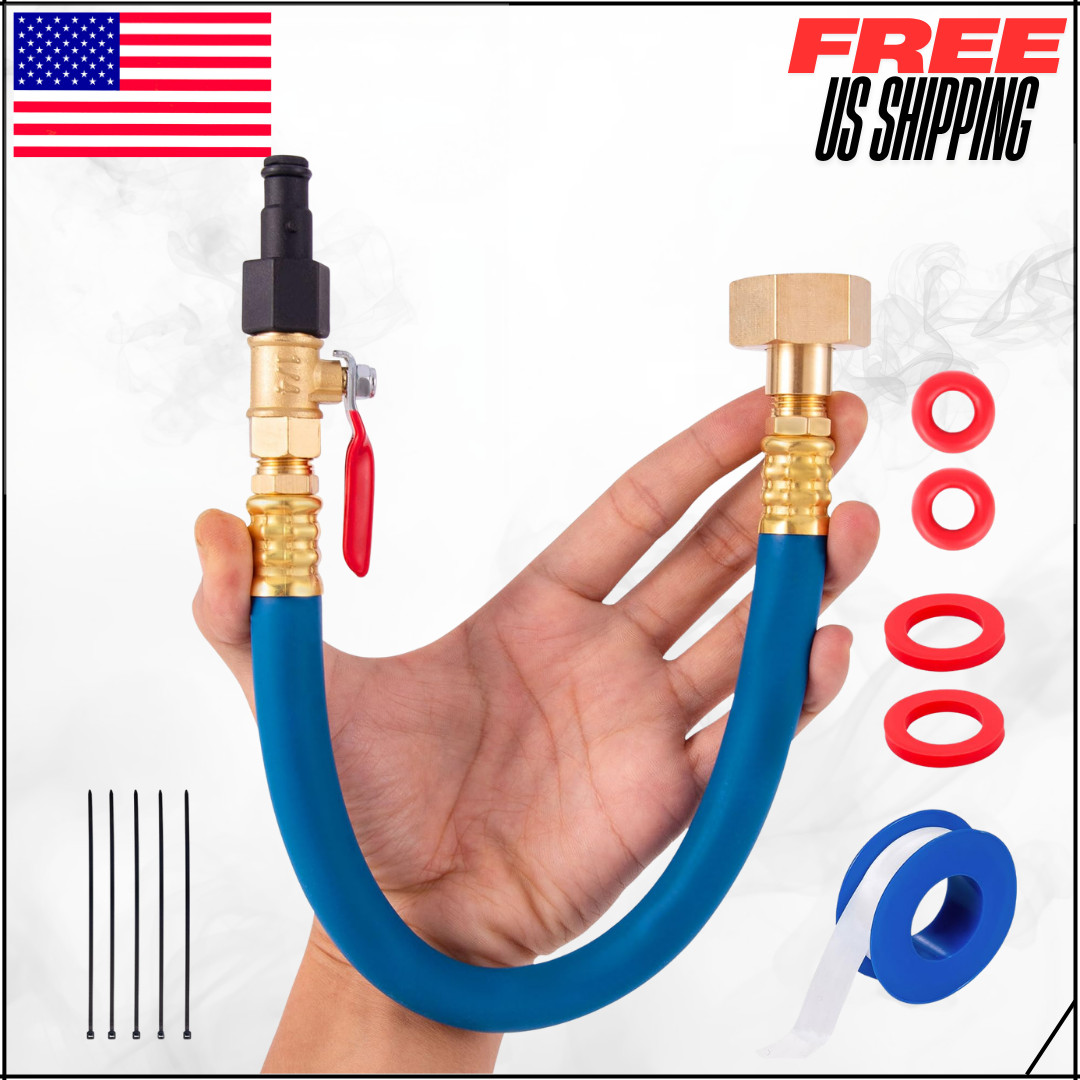 Flush Hose Fitting Kit For Yamaha PWC WaveRunner Sport Jet Boat Blue 190