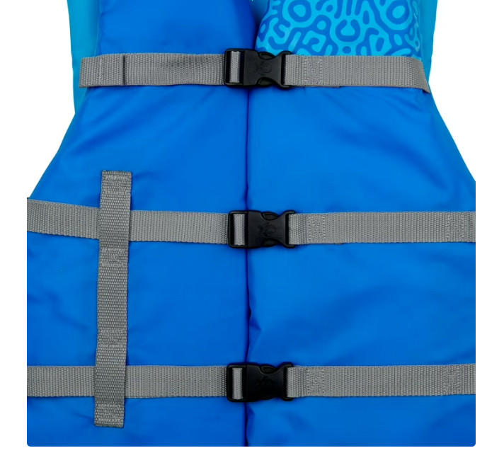 (2 pack) X2O Universal Adult Life Vest and Jacket, (30″ – 50″ Chest), Blue Ocean