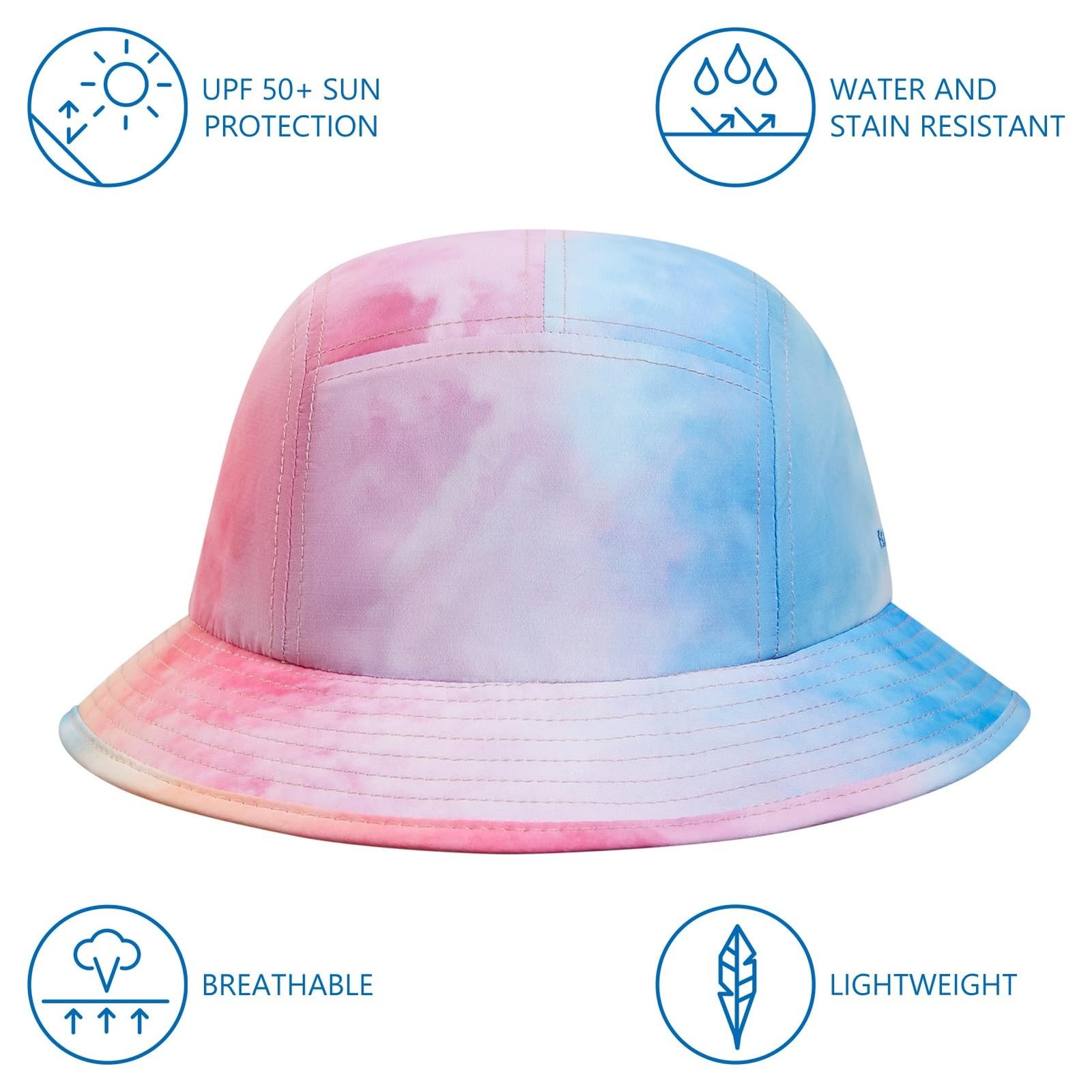 BASSDASH UPF50+ Fishing Bucket Hat for Men Women Lightweight Water Resistant …