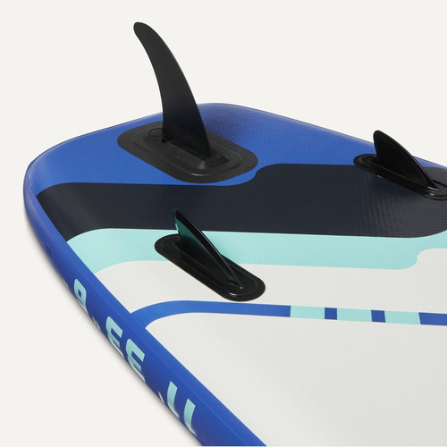 Amazon Basics Inflatable Stand Up Paddleboard with Accessories, 132″ x Blue