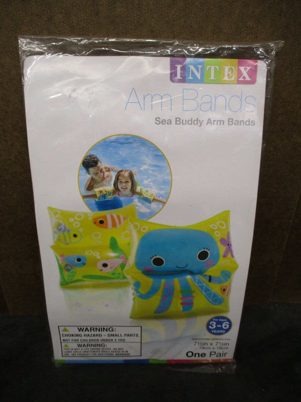 Intex Inflatable Sea Buddy Arm Bands Child Swim Pool Swim Floats NEW IN PACKAGE