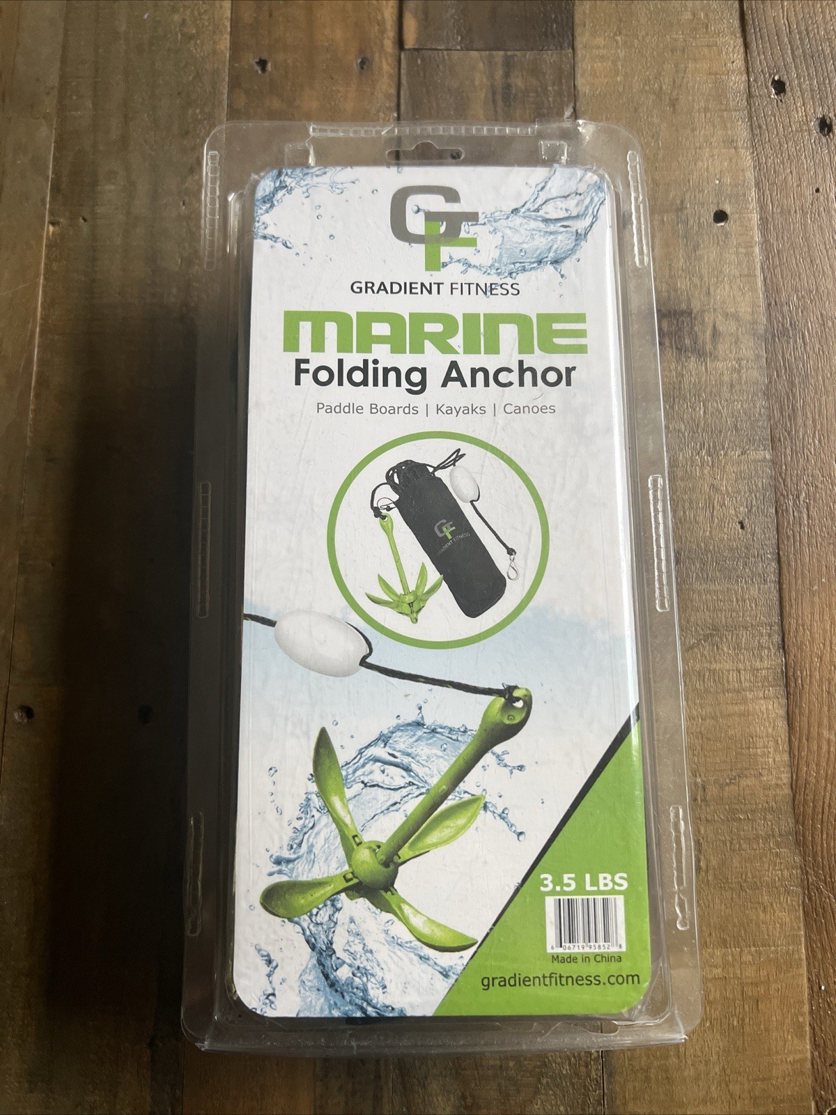 Compact Kayak Canoe Anchor with 25 ft Marine Rope – Rust Resistant and Portable