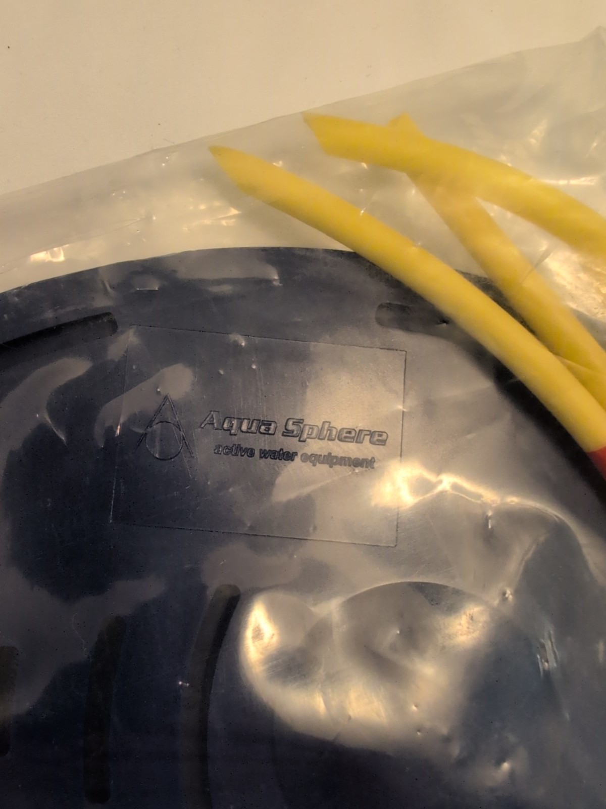 Aqua Sphere Swimming Paddles Blue Ergonomic Swimming Training Equipment NOS