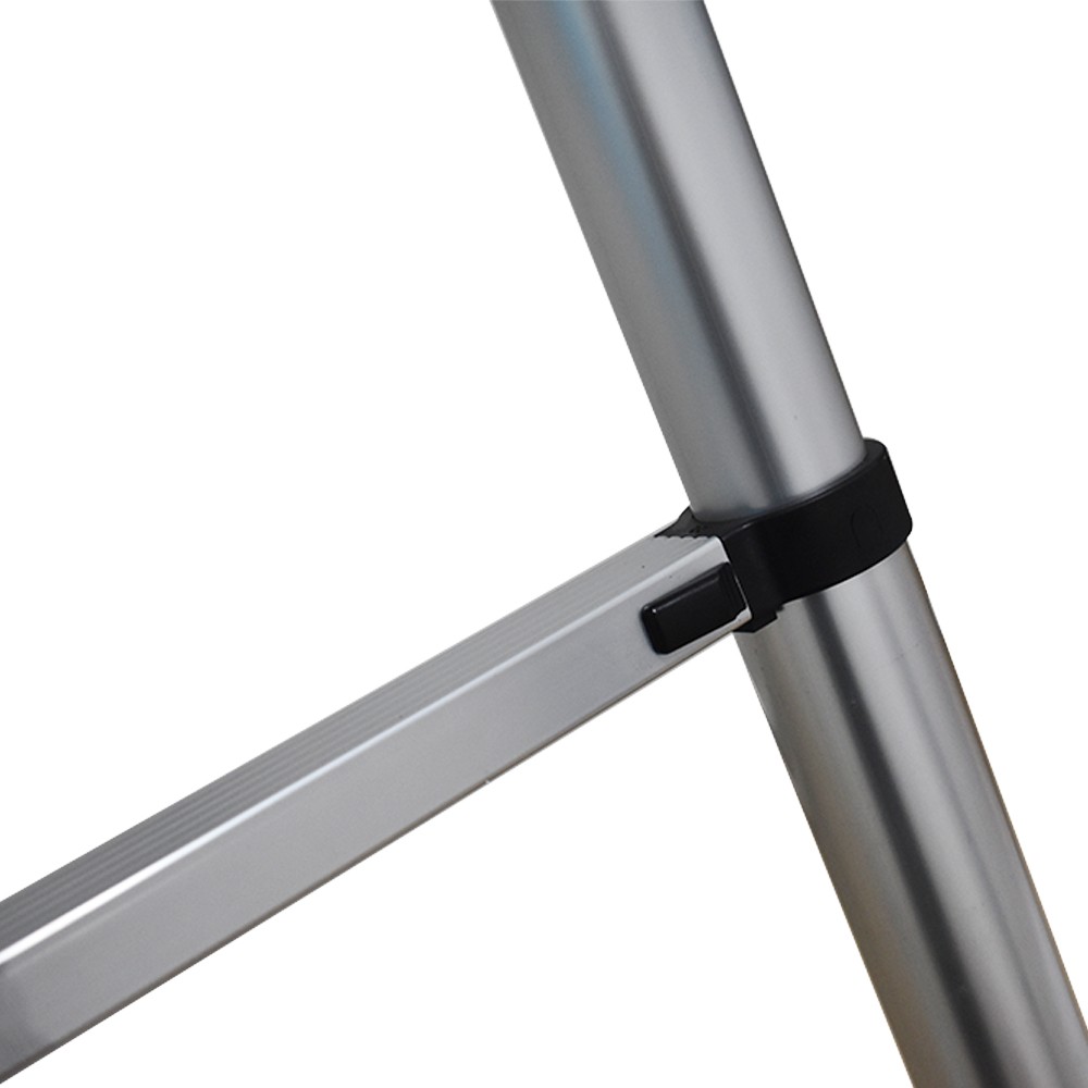 10.5FT Aluminum Extension Telescoping Heavy Duty 330lbs Lightweight Step Ladder