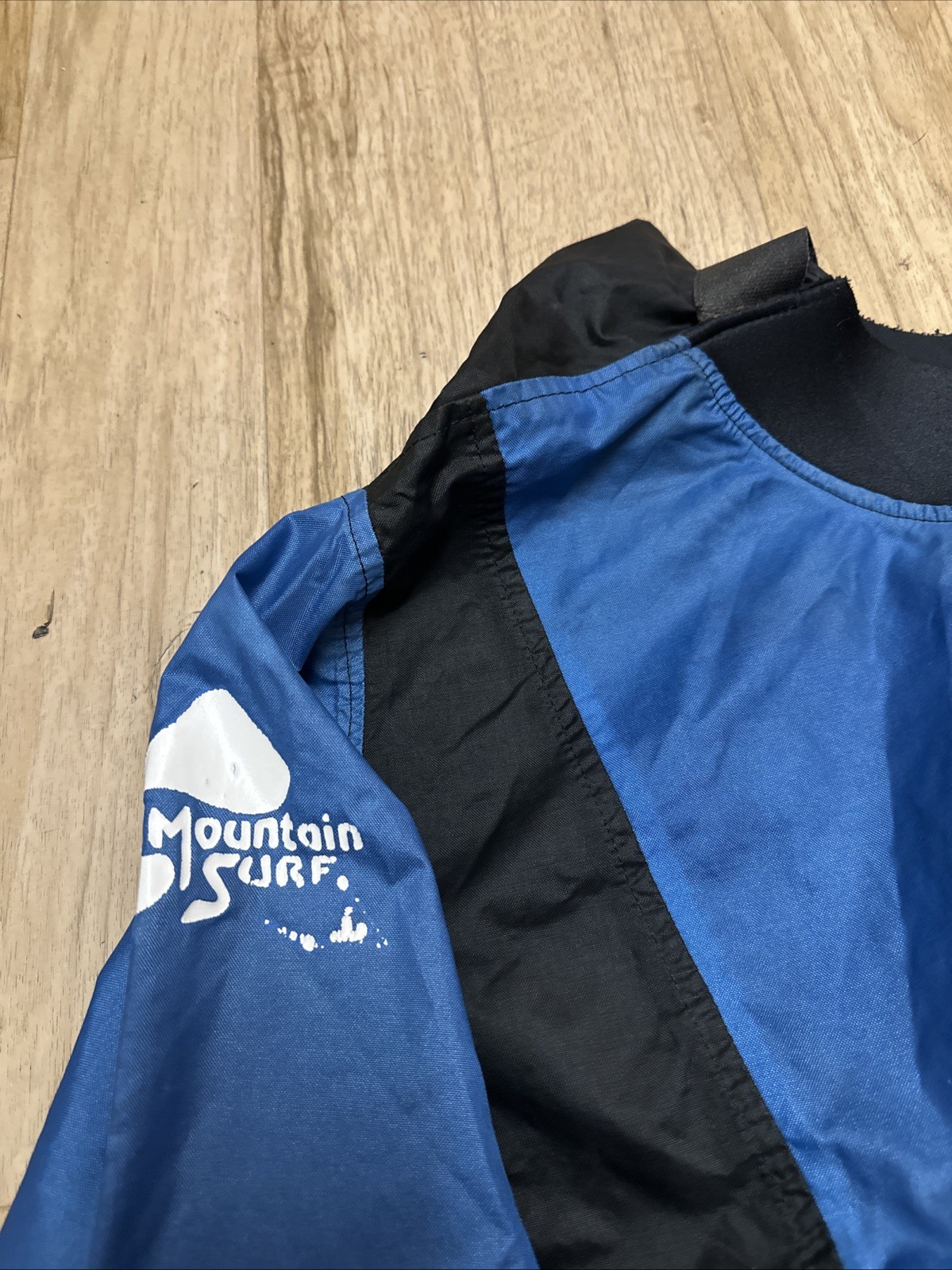 Mountain Surf Drysuit Jacket Men’s Medium Blue Kayak Rafting Paddle Dry Gear