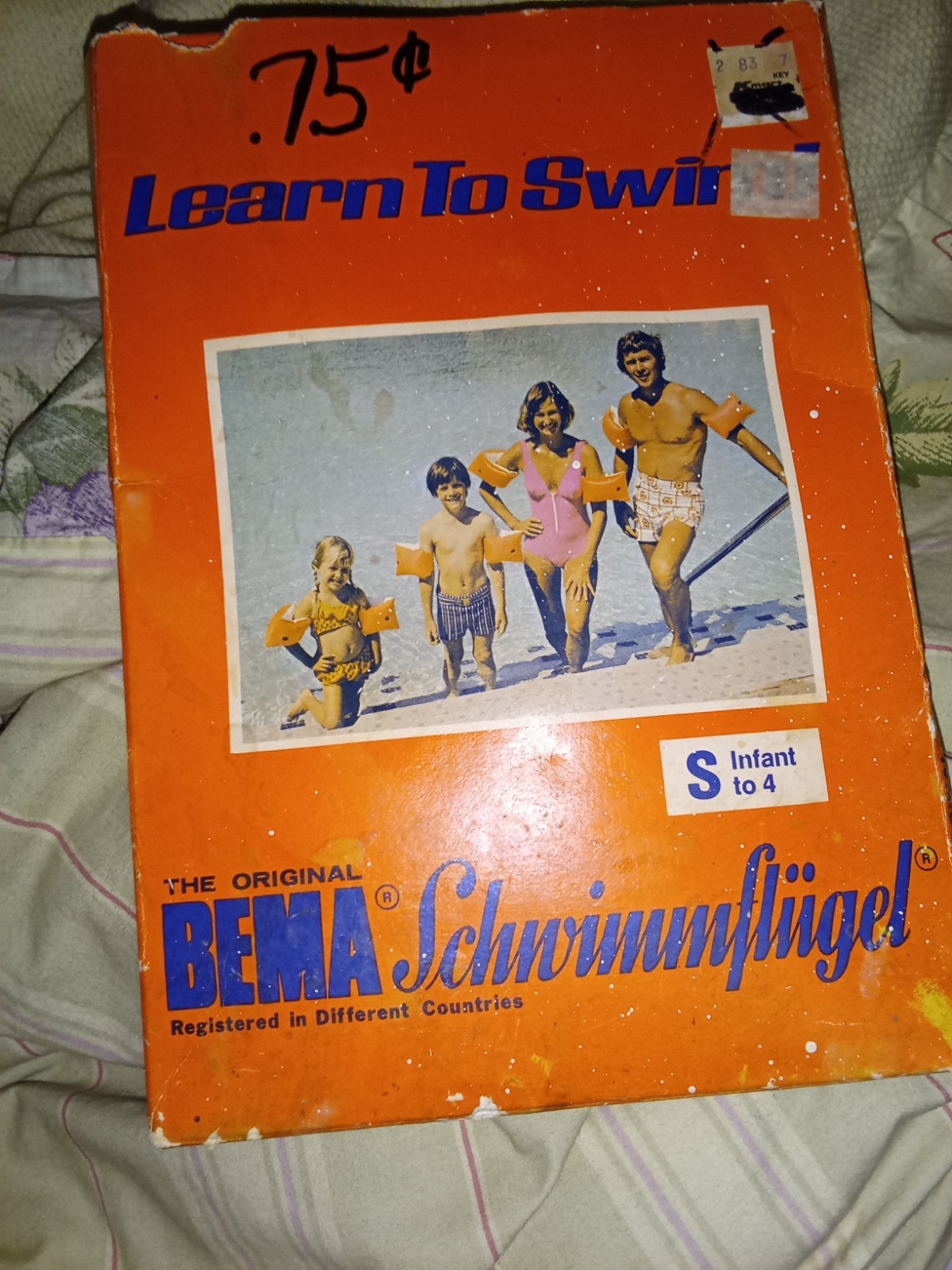vintage bema original schwimmfliigel floaties