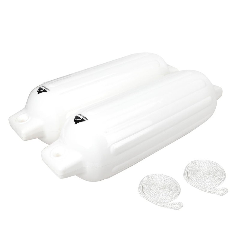 2-Pack Inflatable Boat Fenders Marine Bumpers Durable PVC Docking Protection New
