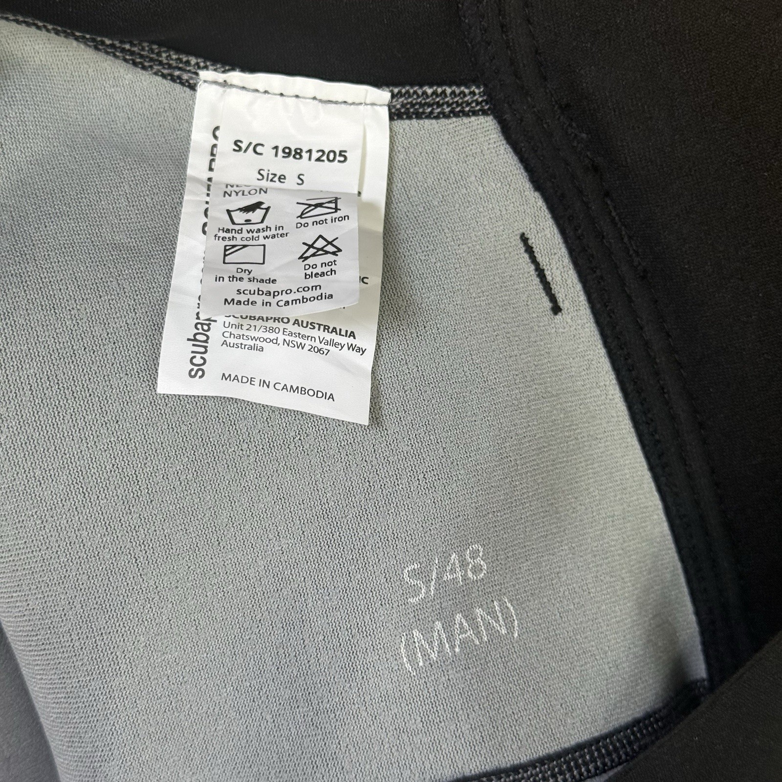 Scuba Pro Profile Steamer 0.5 Black/Grey/White Wetsuit Men’s Sz Small 🏄