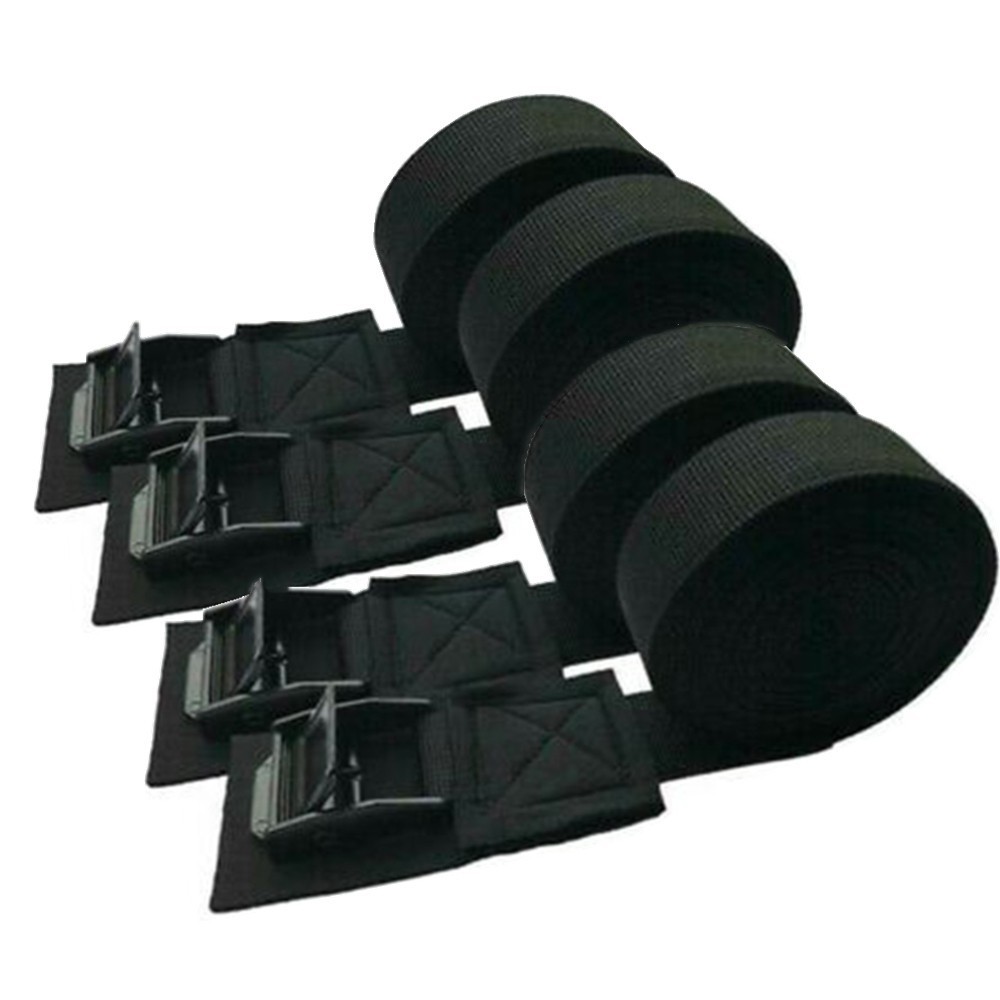 4 X Lashing Tie Down Straps Car Roof Rack Belts Quick Release 9.8ft