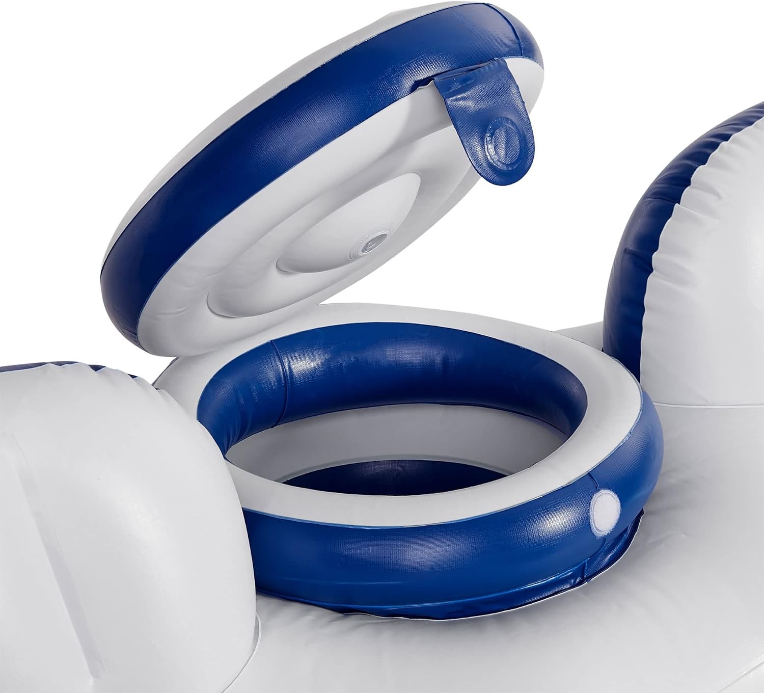Inflatable 2-Person Tube River Run-II W/Cooler Pool Lake Floating Lounge