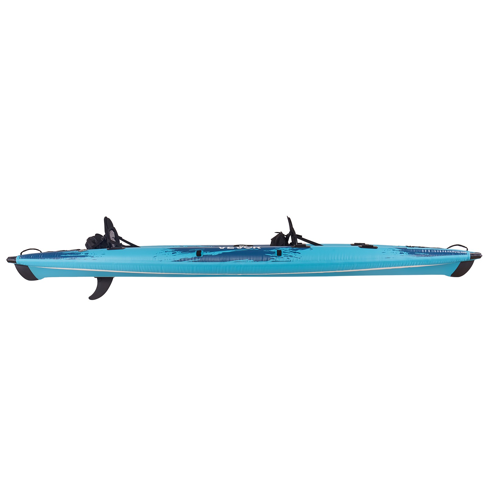 VEVOR Inflatable Kayak 2-Person Inflatable Recreational Kayak 700LBS Capacity
