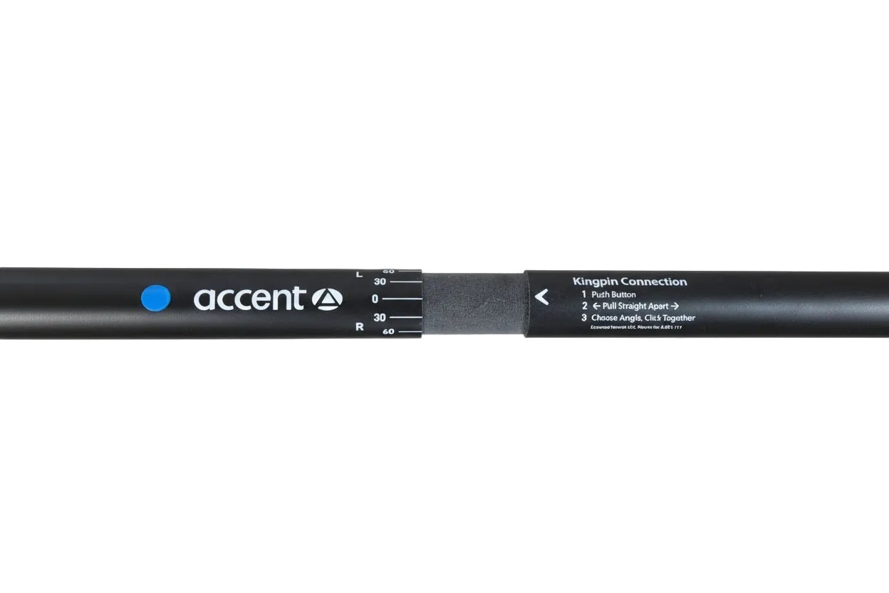 Accent Fit 2pc Carbon Fiber Foam Core Kayak Touring Paddle (all sizes available)