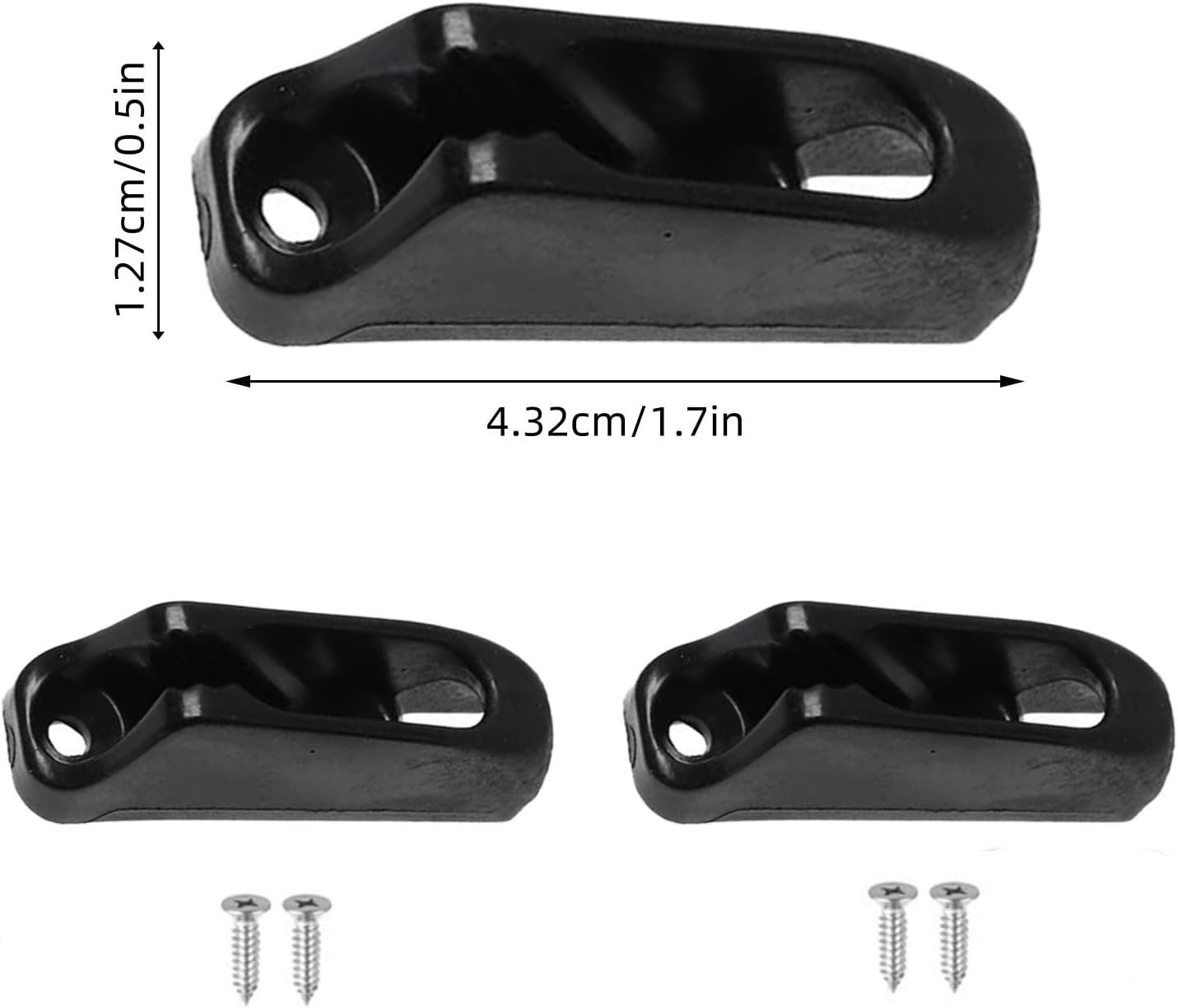 Kayak Cleat Set – Water-Resistant Quick Grip Rope Cleats for Sailing