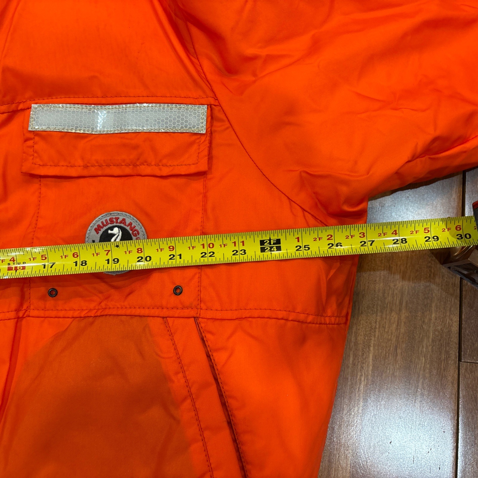 Mustang Survival High-Viz Flotation Bomber Jacket Orange Size XL 46-50