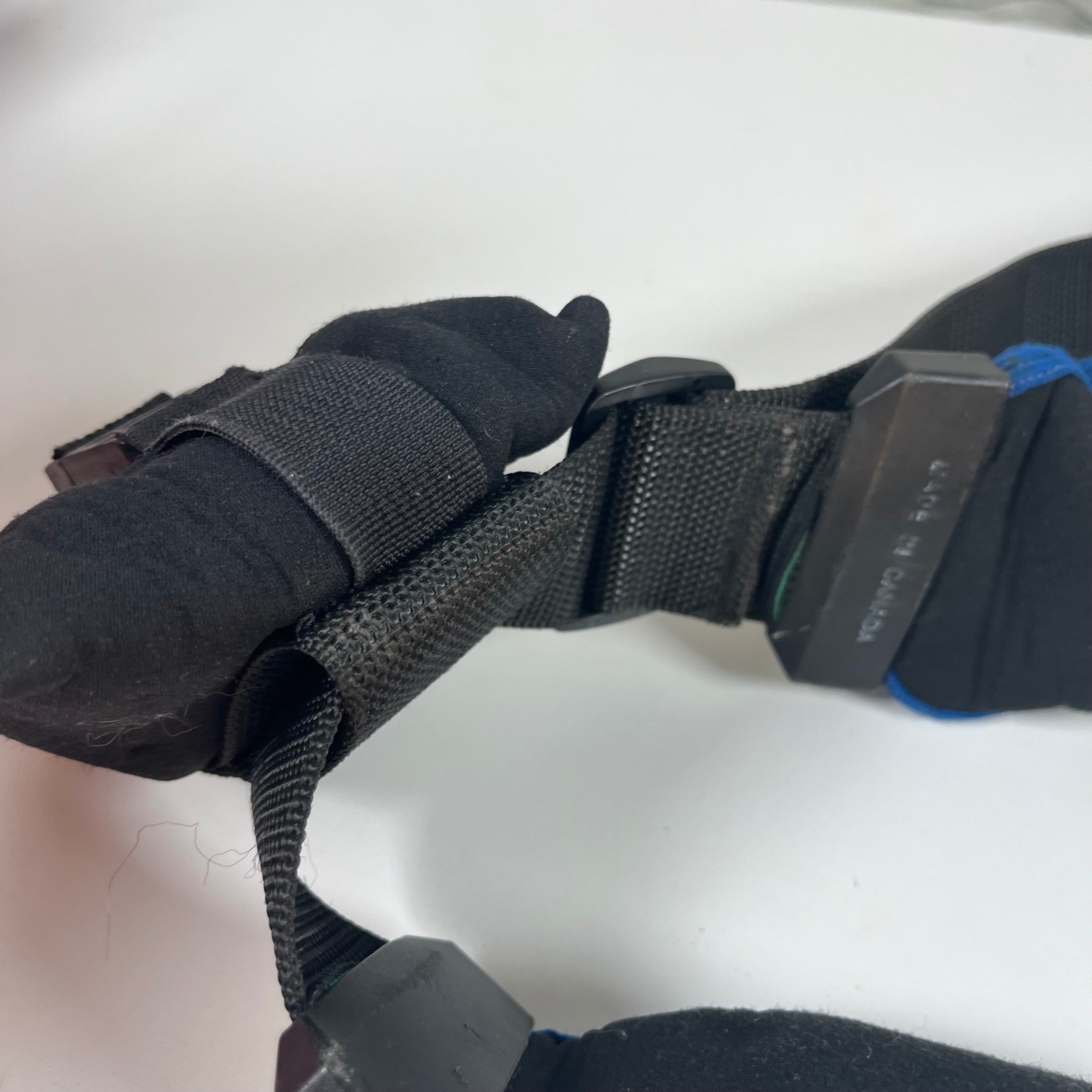 Seasoft Scuba Diving Weight Belt Black Blue Size 8 Padded Pockets 9lbs 2oz