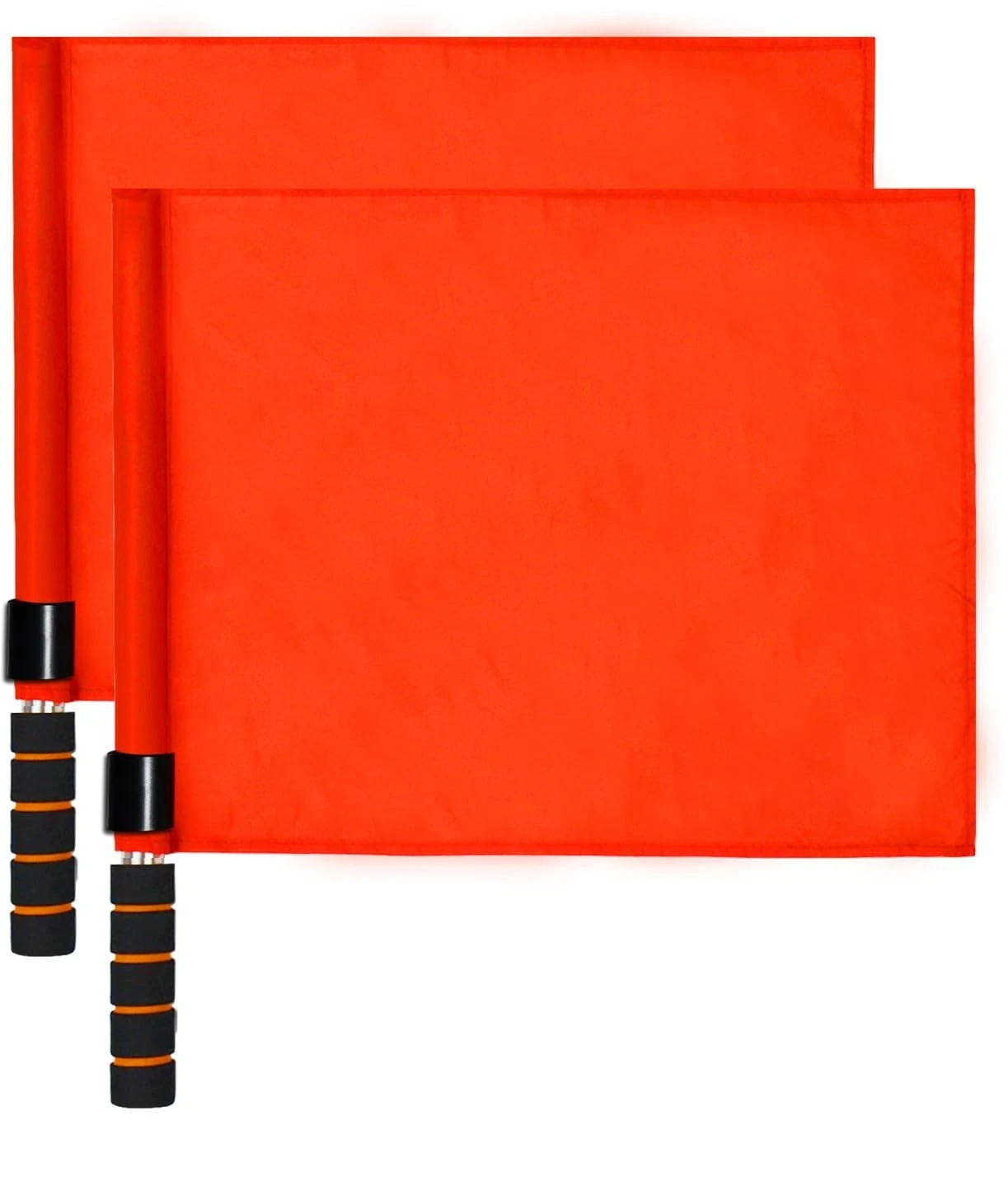 SAWHOX Volleyball Flags Line Judge, 2PCS Referee Red-2PCS