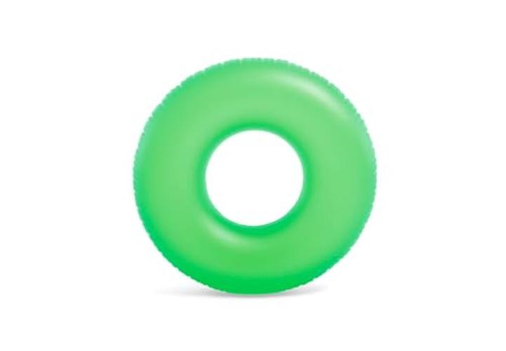 INTEX Inflatable Neon Frost Tube: 36″ Diameter – 132lb Weight Capacity – One