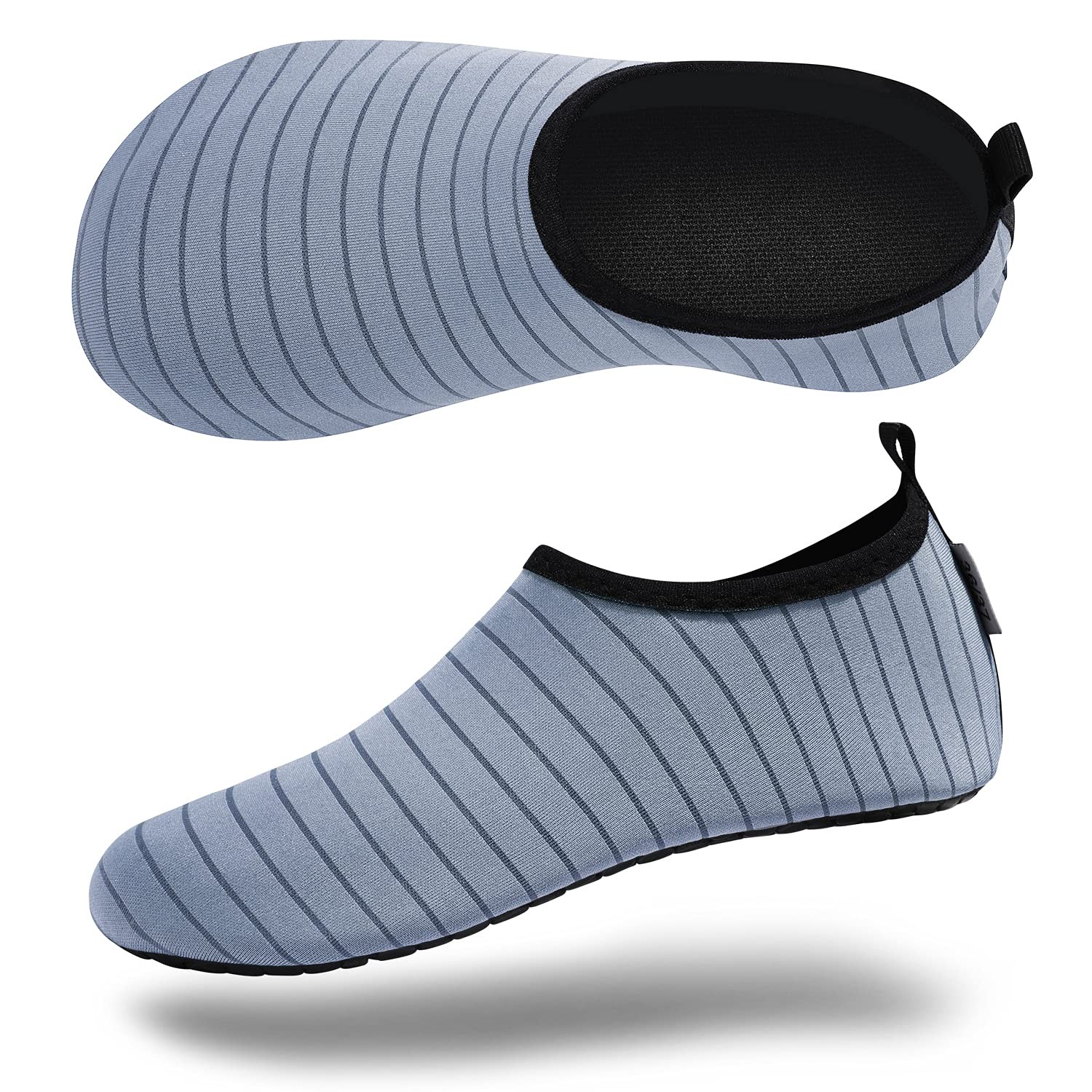 VIFUUR Water Sports Unisex Shoes Grey – 7.5-8.5 W Women/6-7 Men,