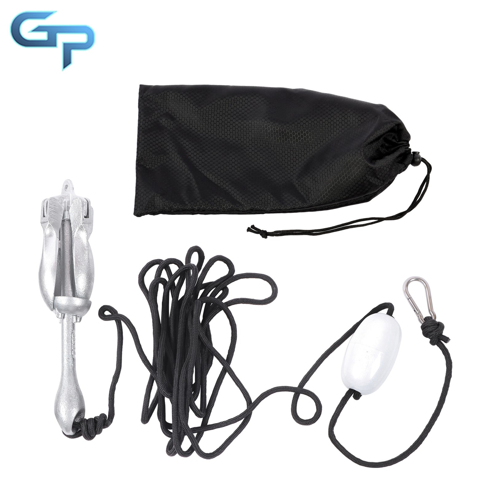 Canoe Kayak Raft Boat Fishing Jet Ski 5.5lb Foldable Complete Anchor Buoy Kit US