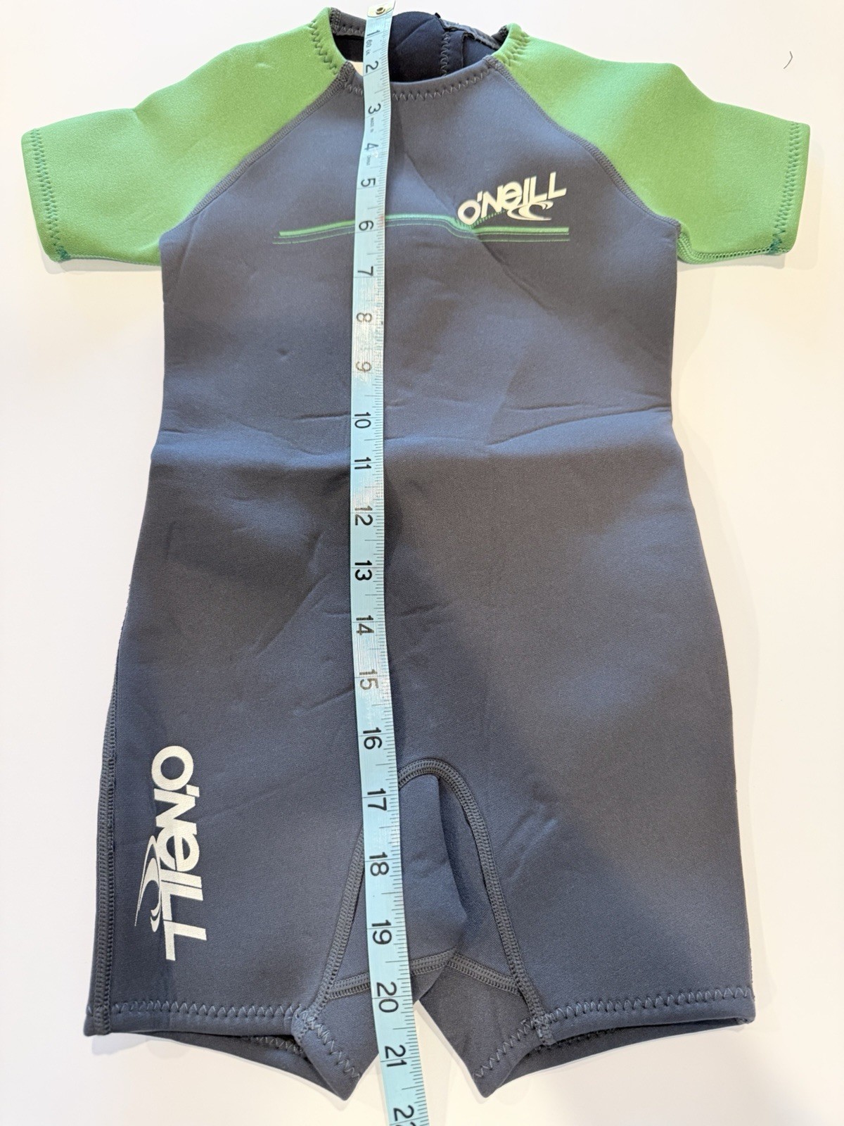 O’Neill Toddler Short Sleeve Spring Wetsuit Back Zip Size 2