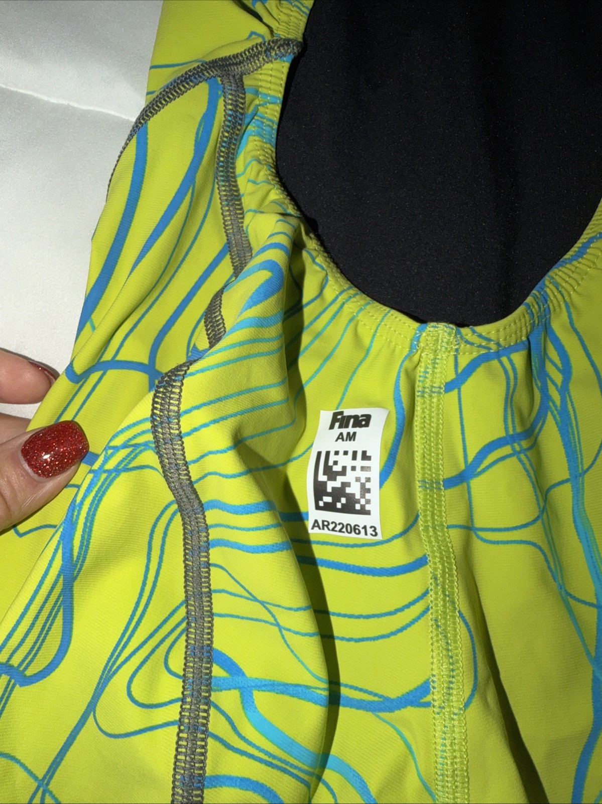 Arena Powerskin ST 2.0 Racing Swimsuit Women’s 26 Sonic Lime FINA Read/Updated