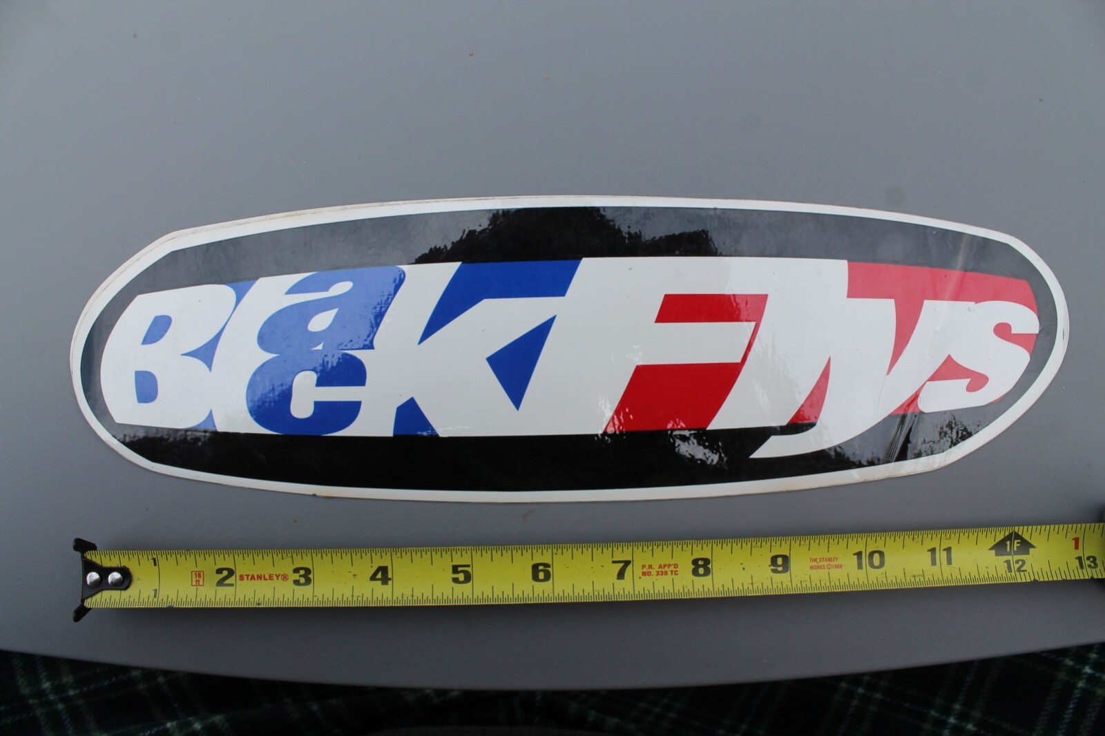 BLACK FLYS Eyewear Red White Blue USA Flag OG Vintage SUNGLASSES Surfing STICKER