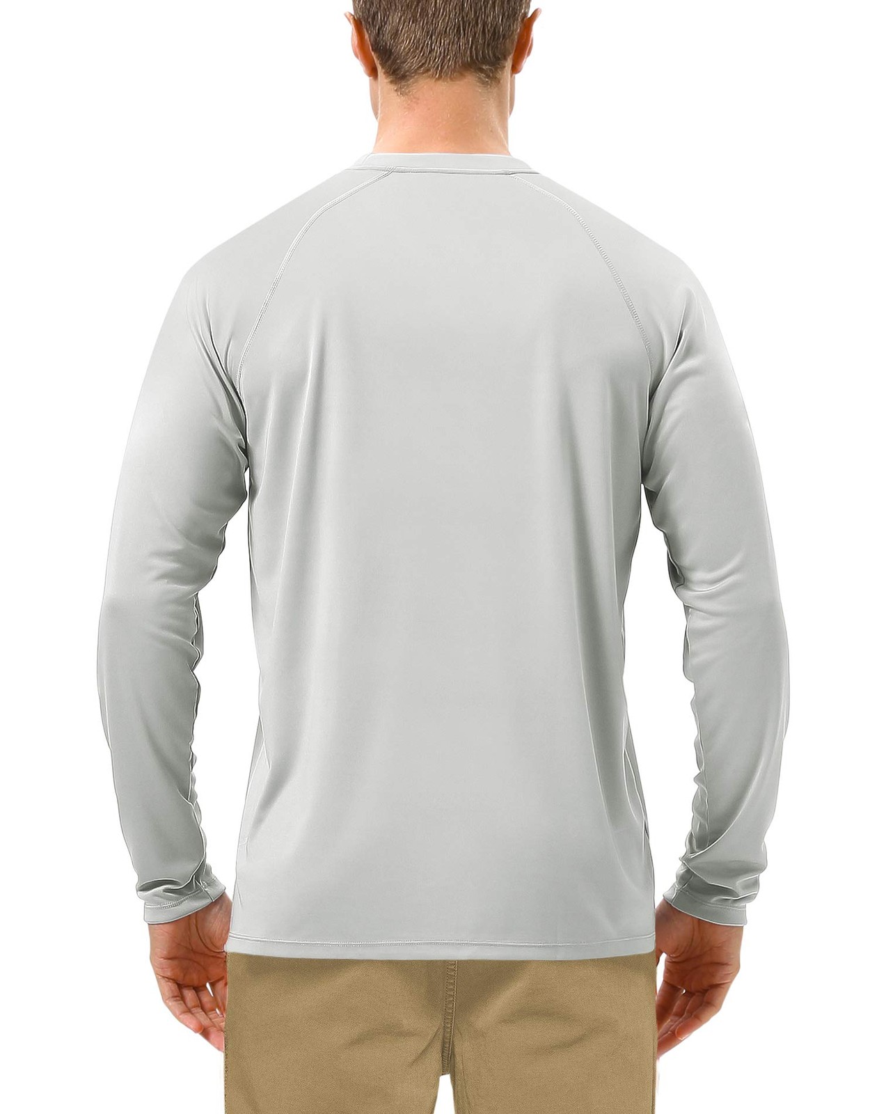 Roadbox Mens UPF 50+ UV Sun Protection Shirts Outdoor X-Large, 1 Pack – Gray