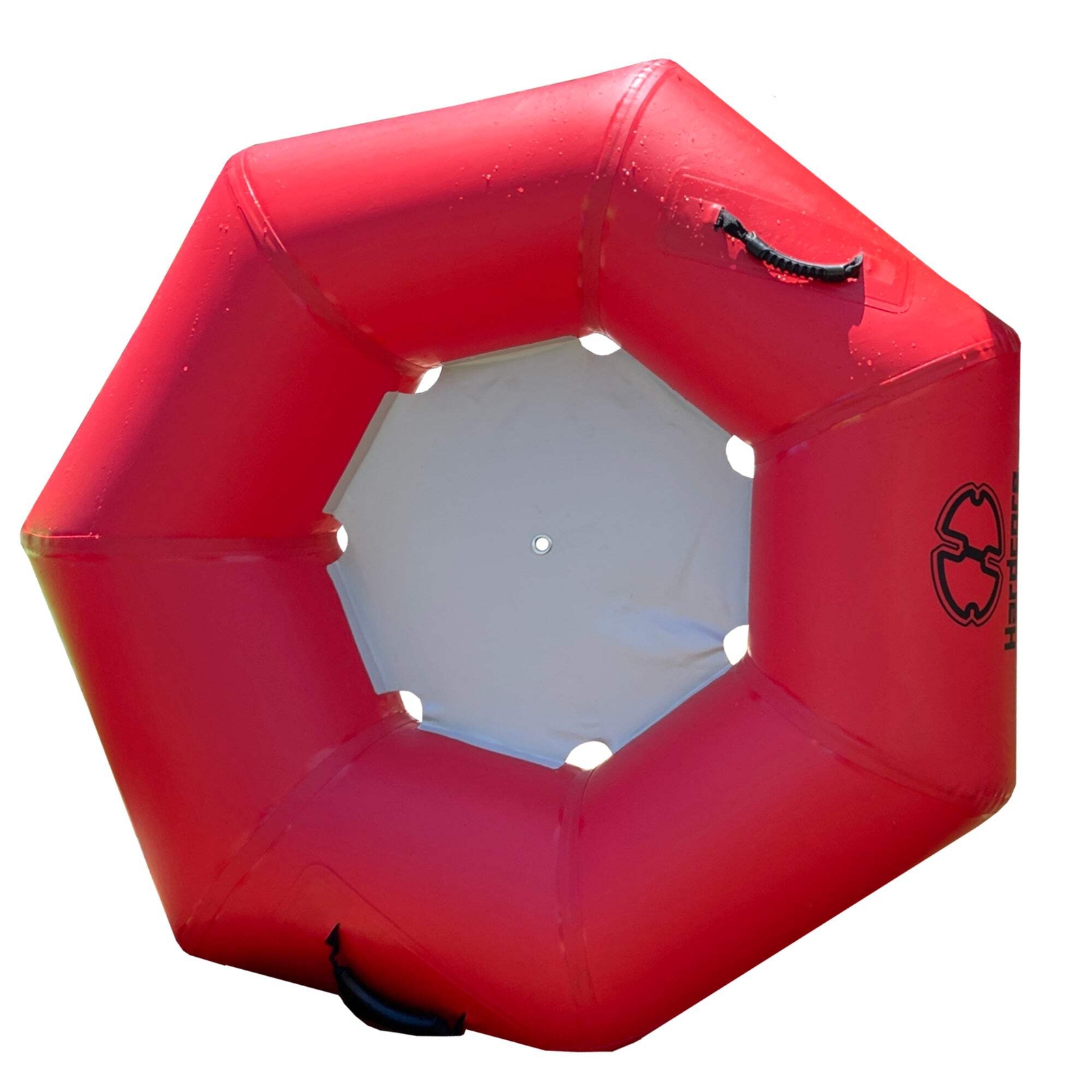 Hardcore River Tube with Durable Triple-Layer PVC, Ergonomic Seven-Sided Design,