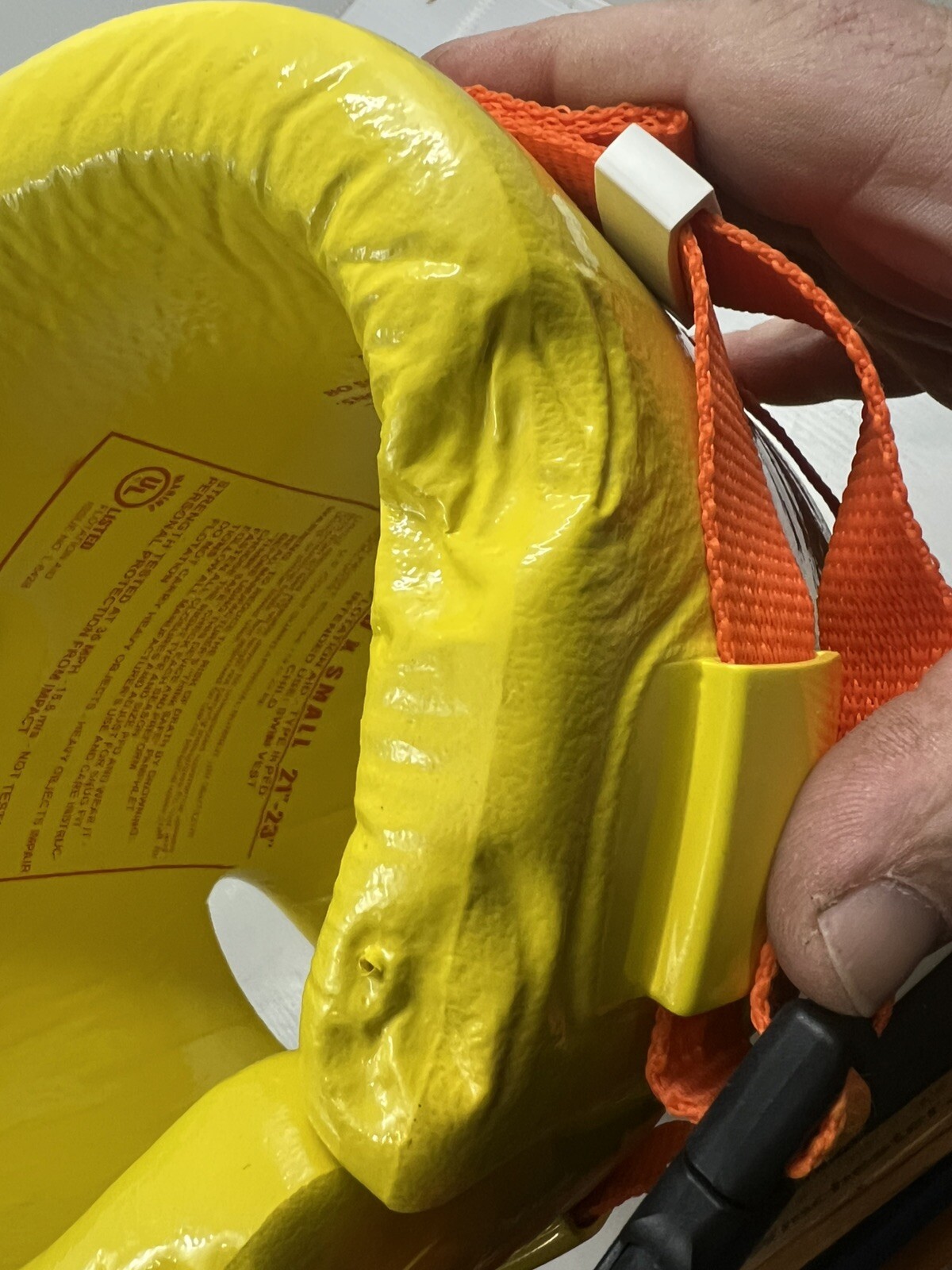 Texas Recreation Super Soft Vinyl-Coated X Small Child’s Life Jacket – Yellow