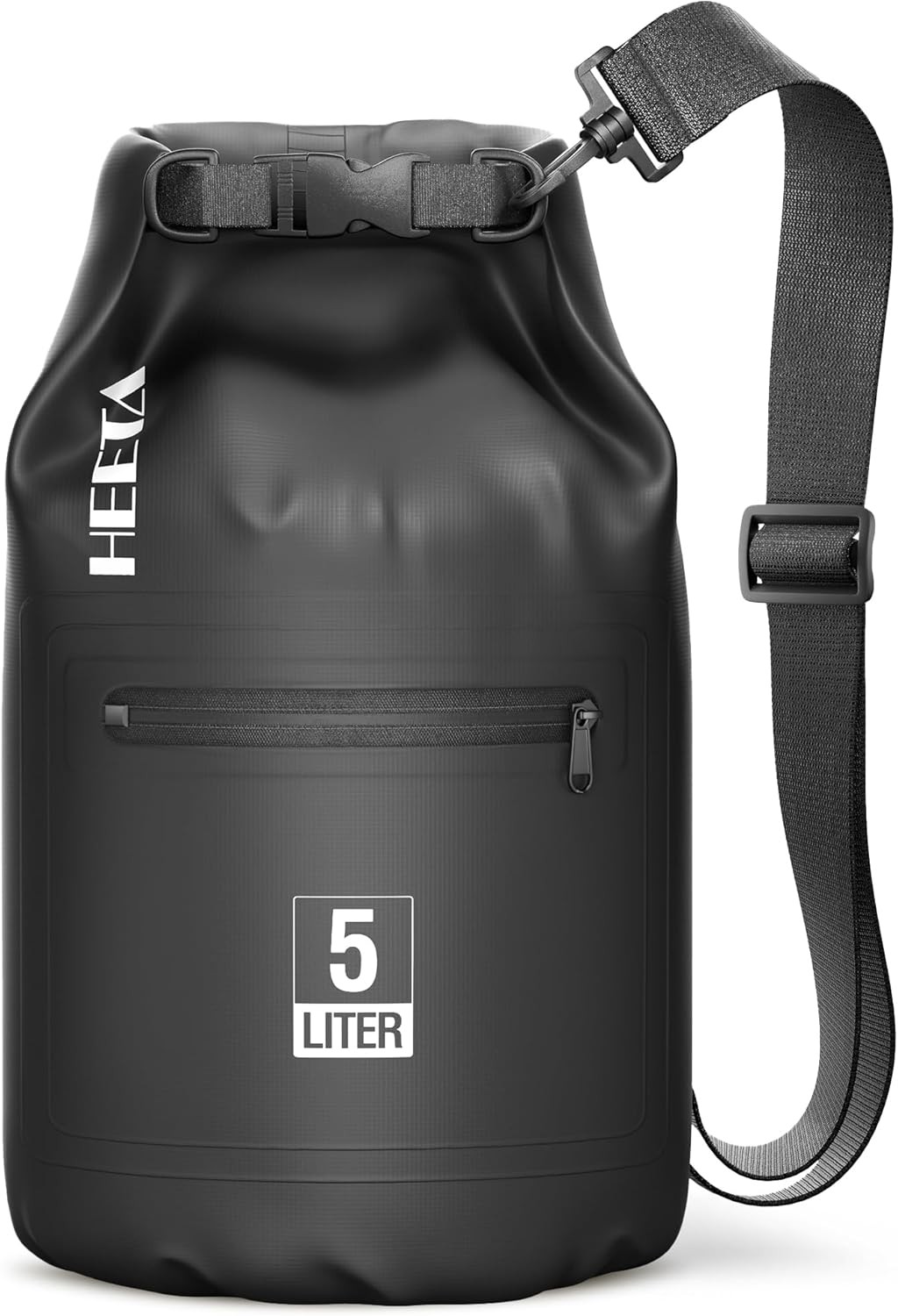 Waterproof Dry Bag Backpack 5L/10L/20L/30L/40L w/Front Zipper Pocket f/ Kayaking