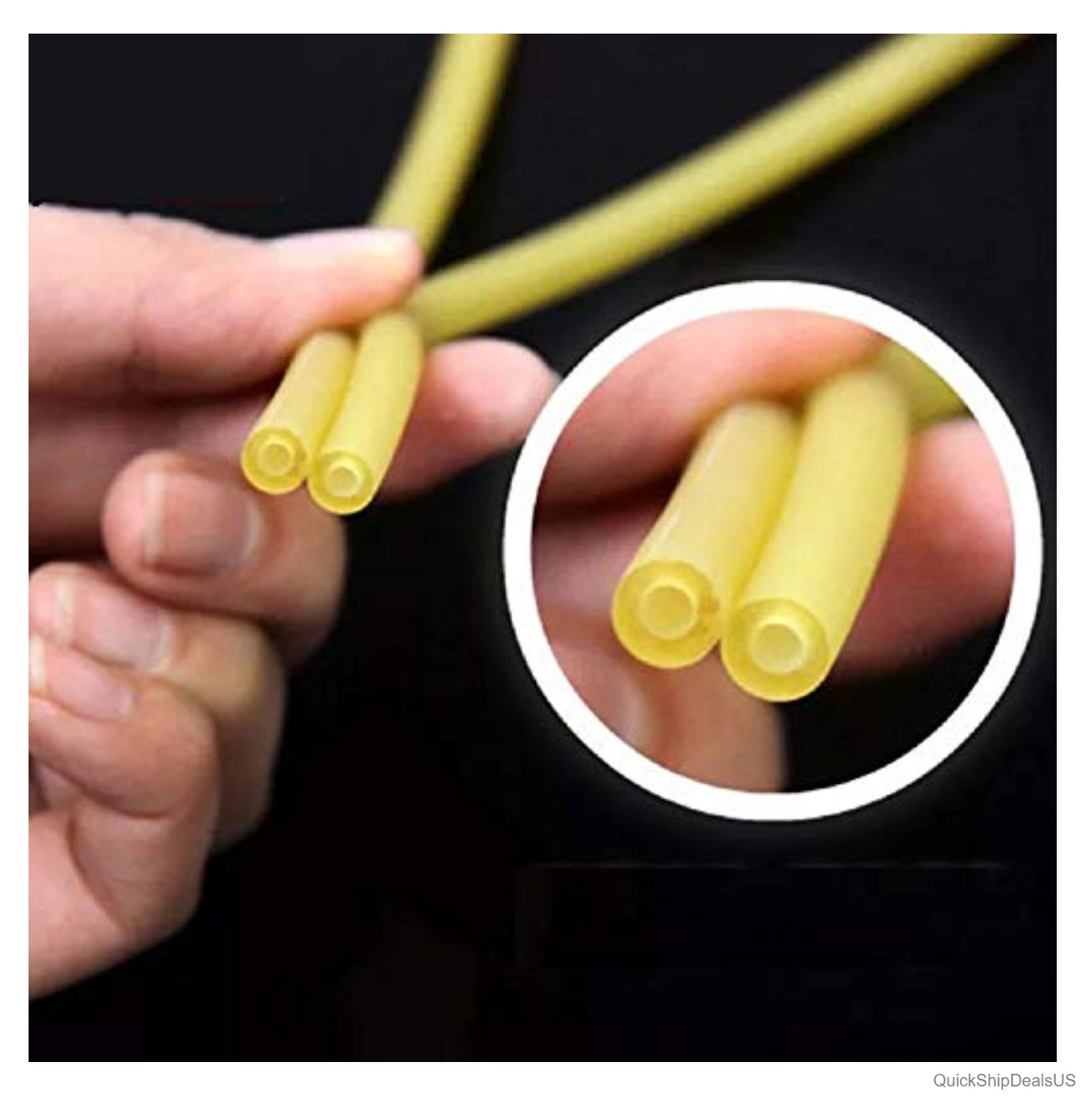 Natural Latex Rubber Tubing 33ft 0.2 OD Slingshot Band Speargun Catapult