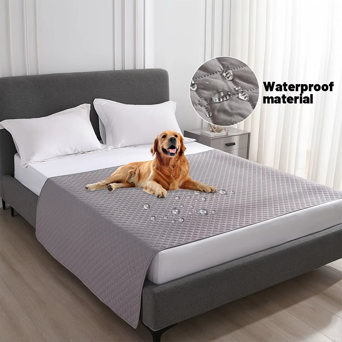 Anti Leaking & Non-Slip Dog Bed Cover,Pet Blanket Sofa Pet Bed Mat,Mattress Prot