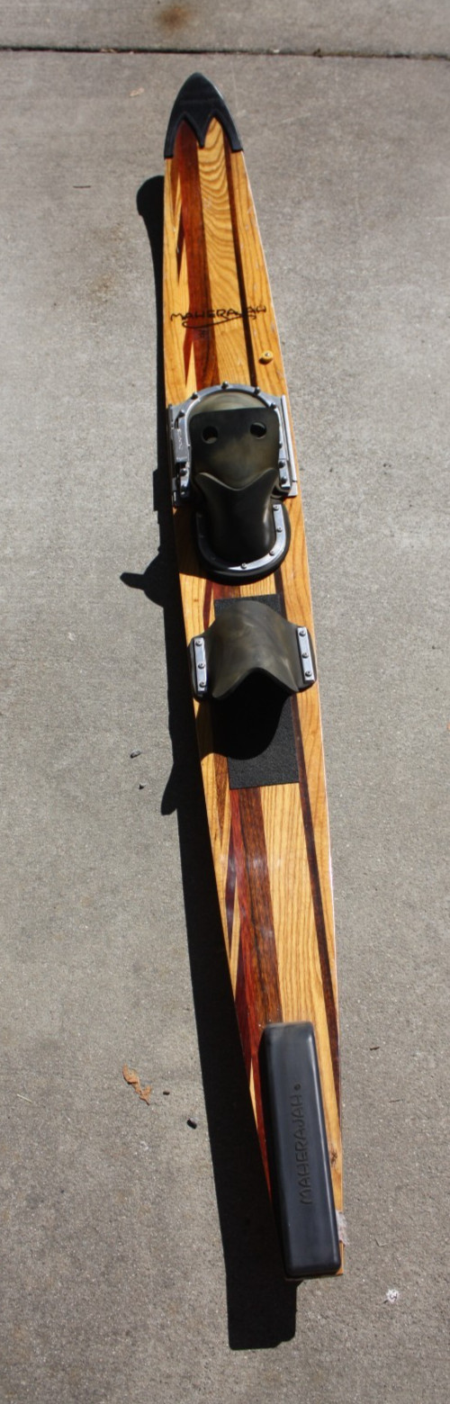 Vintage 70’s Wood MAHERAJAH 5.5 Water Ski Single Ski