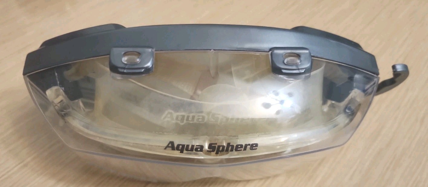 Aqua Sphere Seal Swim Goggles Clear Made In Italy Large