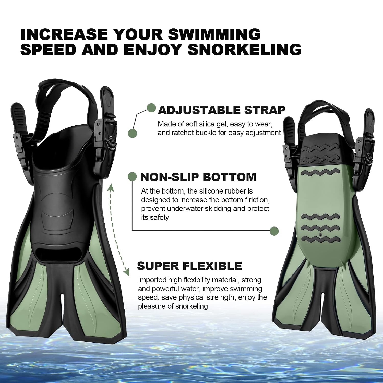 Odoland Snorkeling Packages, Full Face Snorkel Mask for Adults & Youth with Came