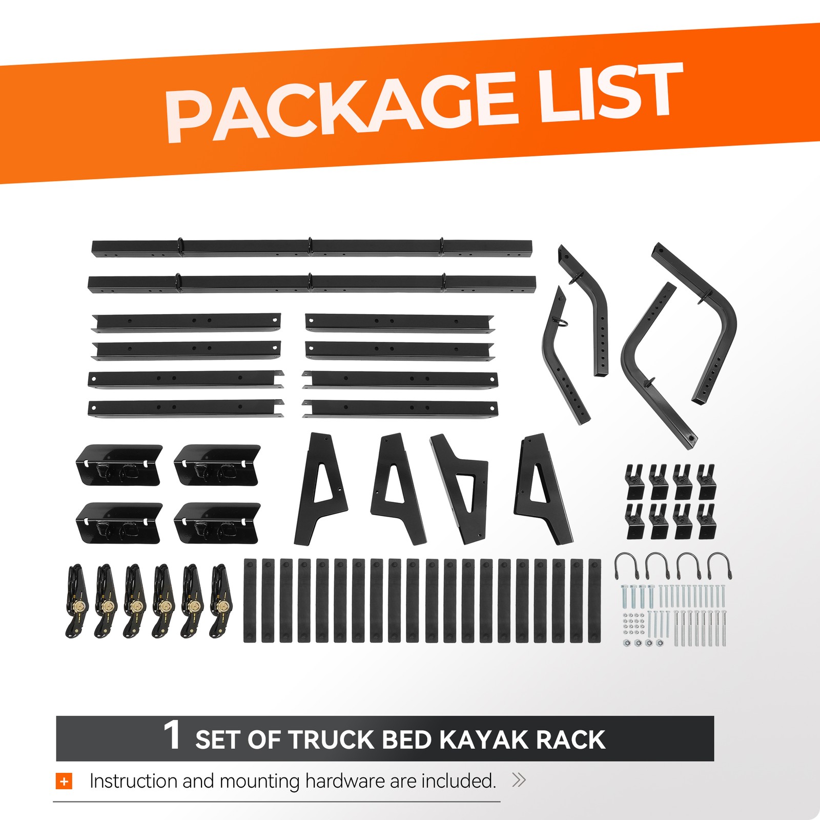 150lb Steel Adjustable Pick Up Truck Bed Ladder Rack Carrier For Kayak SUP