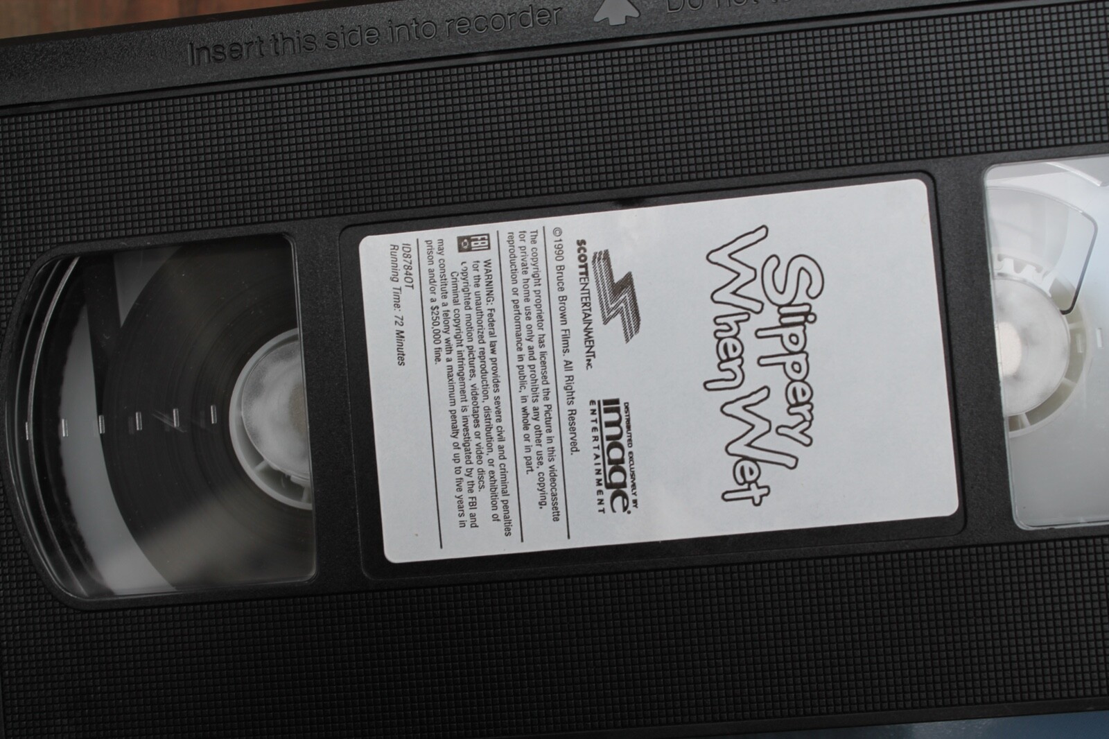 Slippery When Wet Bruce Browne 1958 Classic Vintage OG SC Surfing VHS Video Film