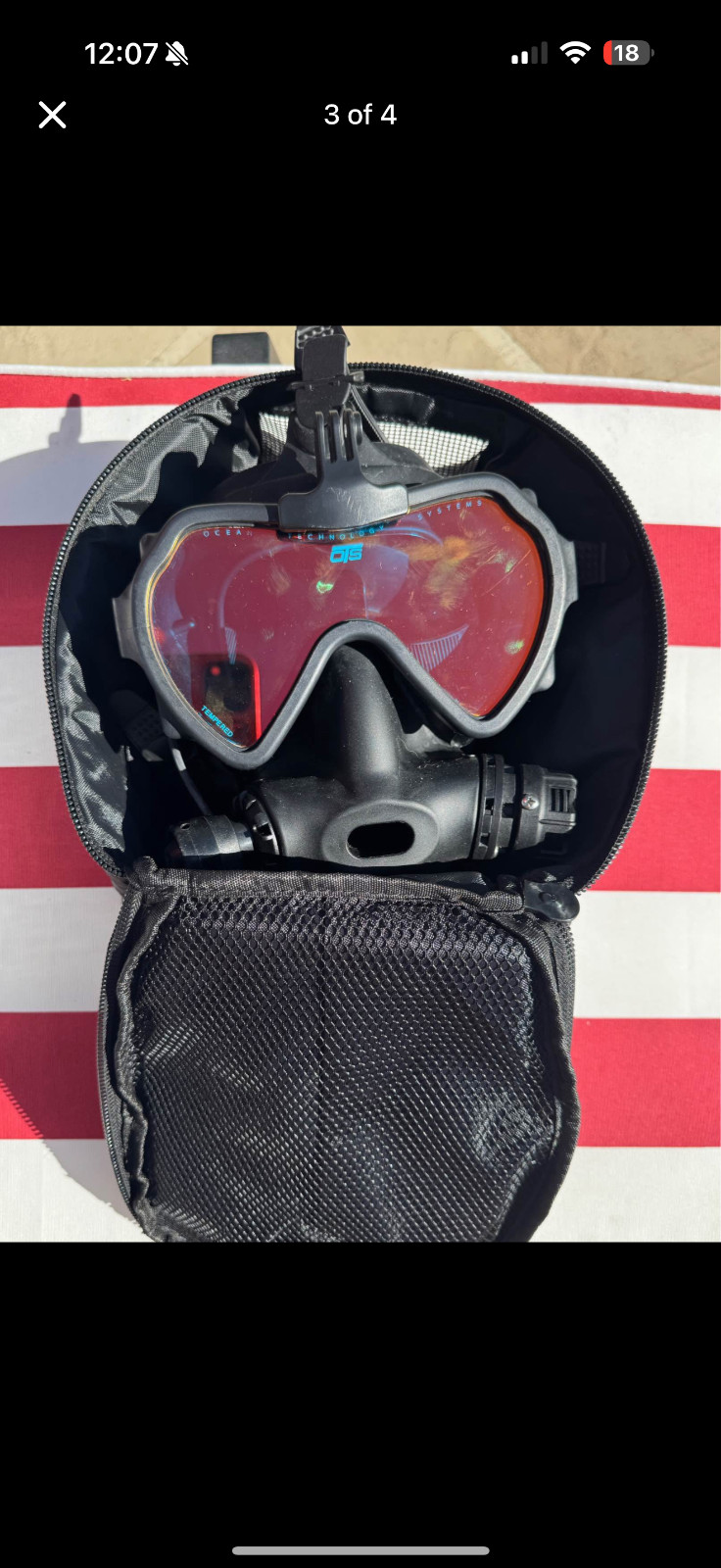 2x OTS Buddy Phone & 2x Full Face Spectrum Mask